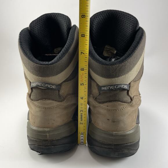 Lowa Renegade GTX Mid Hiking Boots Mens Size 15 Brown Goretex Waterproof Lace Up - Picture 4 of 14